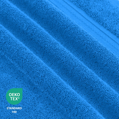 Lussuoso set di asciugamani assorbenti in cotone pettinato da 650 g/m², 6 pezzi