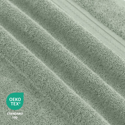 Lussuoso set di asciugamani assorbenti in cotone pettinato da 650 g/m², 6 pezzi