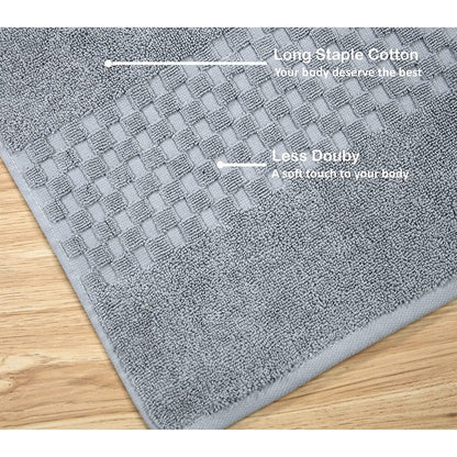 Lussuoso set di asciugamani assorbenti in cotone pettinato da 650 g/m², 6 pezzi