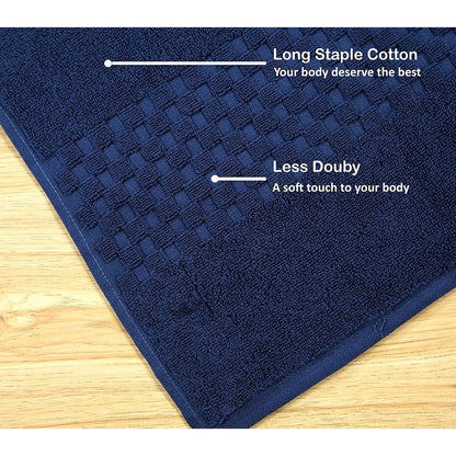 Lussuoso set di asciugamani assorbenti in cotone pettinato da 650 g/m², 6 pezzi