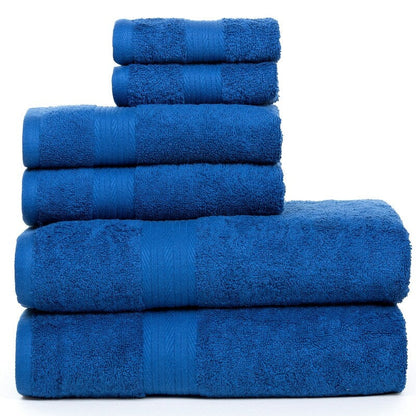 Lussuoso set di asciugamani da bagno in cotone da 600 g/m², 6 pezzi, di Ample Decor