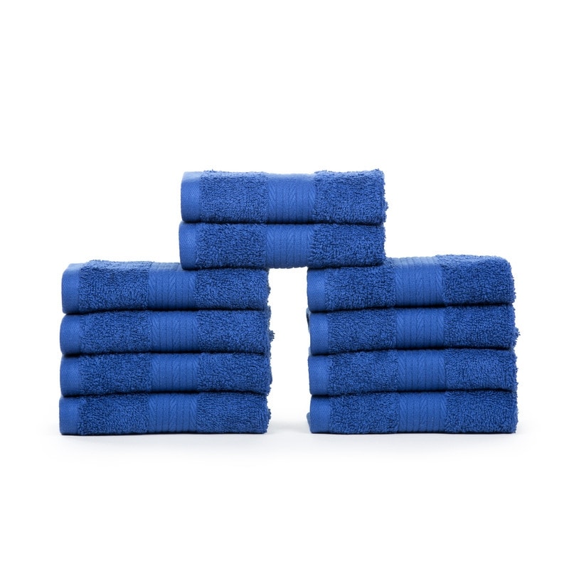 Lussuosi panni morbidi in cotone 600 g/m², 30,5 x 30,5 cm, di Ample Decor - 10 pezzi