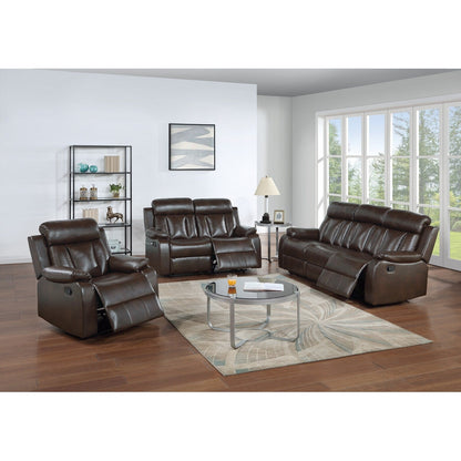 Poltrona reclinabile singola di lusso con rivestimento in similpelle in gel e funzione di reclinazione manuale