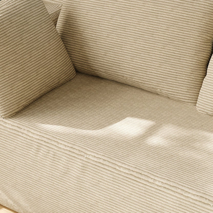 Divano componibile color crema lussuoso e confortevole