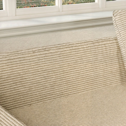 Divano componibile color crema lussuoso e confortevole