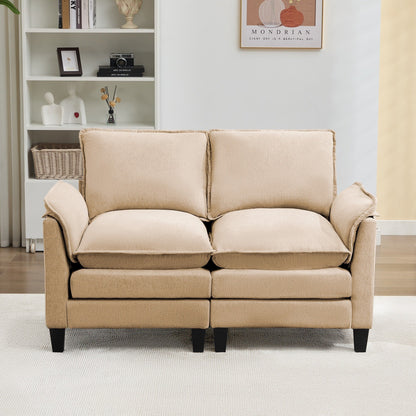 Divano di lusso a 2 posti, comfort come una nuvola, design robusto, per soggiorni e uffici