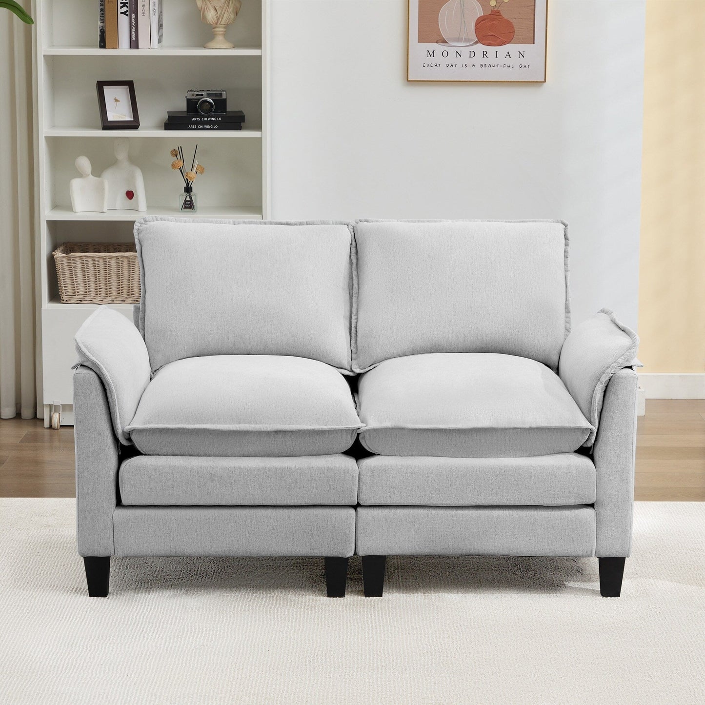 Divano di lusso a 2 posti, comfort come una nuvola, design robusto, per soggiorni e uffici