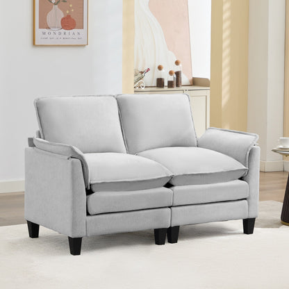 Divano di lusso a 2 posti, comfort come una nuvola, design robusto, per soggiorni e uffici