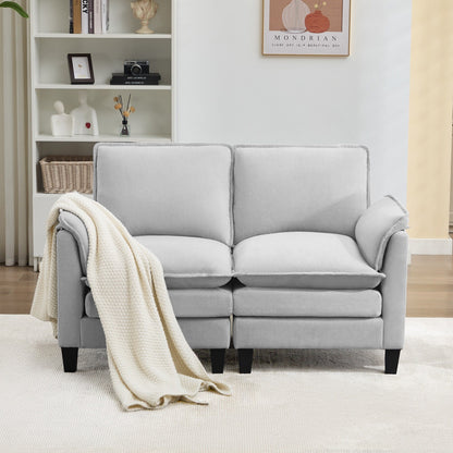 Divano di lusso a 2 posti, comfort come una nuvola, design robusto, per soggiorni e uffici