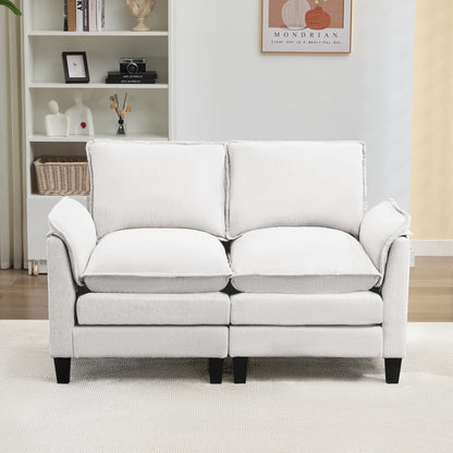 Divano di lusso a 2 posti, comfort come una nuvola, design robusto, per soggiorni e uffici