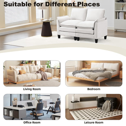 Divano di lusso a 2 posti, comfort come una nuvola, design robusto, per soggiorni e uffici