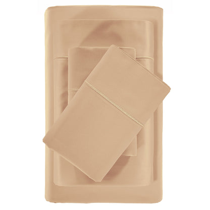 Set di lenzuola ultra morbide in raso di cotone egiziano di lusso a 800 fili