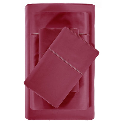 Set di lenzuola ultra morbide in raso di cotone egiziano di lusso a 800 fili