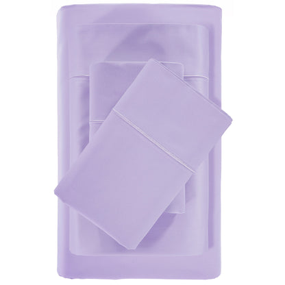 Set di lenzuola ultra morbide in raso di cotone egiziano di lusso a 800 fili