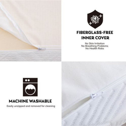 Materasso in memory foam di lusso in gel in una scatola