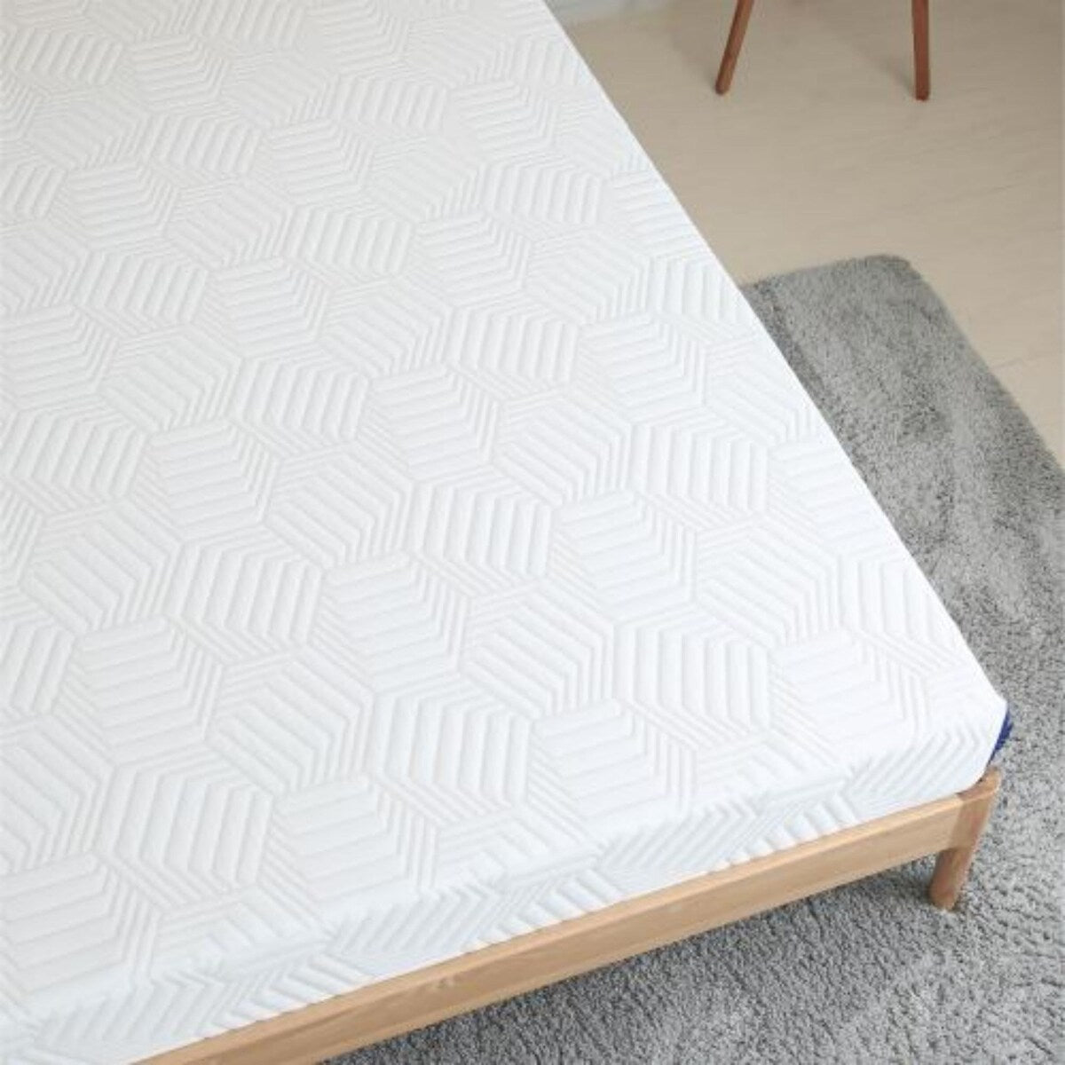 Materasso in memory foam di lusso in gel in una scatola