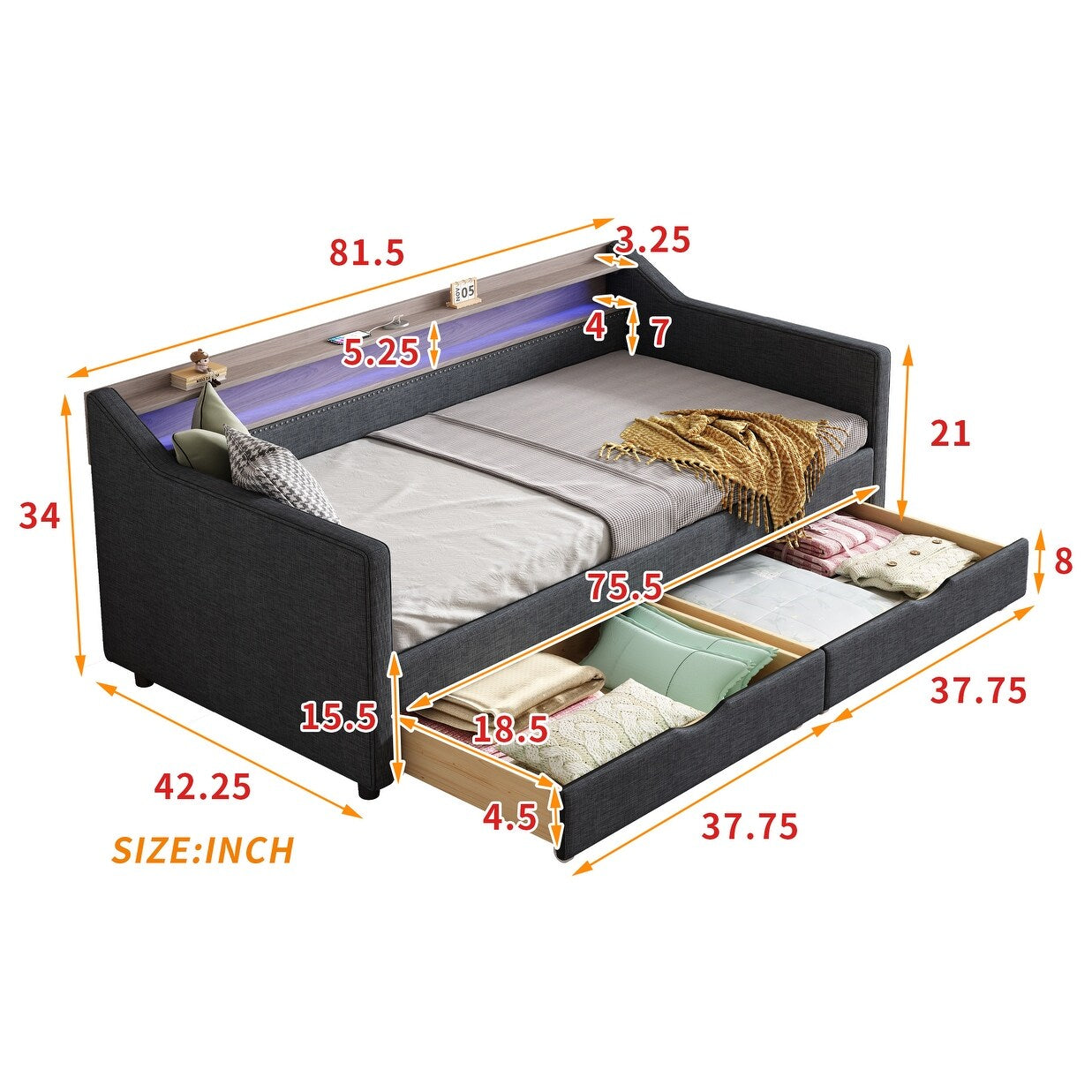 Divano letto di lusso con cuscino morbido: il massimo comfort per la tua casa