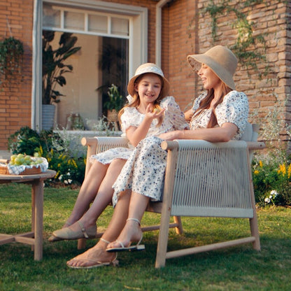 Set da bistrot per esterni Lynn, 3 pezzi, in legno