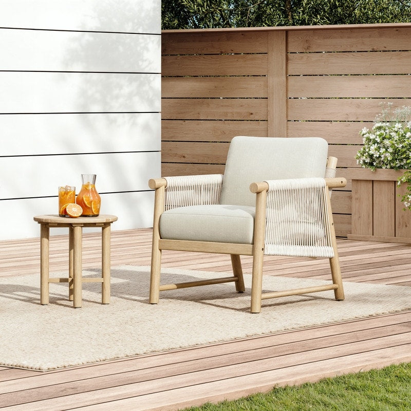 Set da bistrot per esterni Lynn, 3 pezzi, in legno