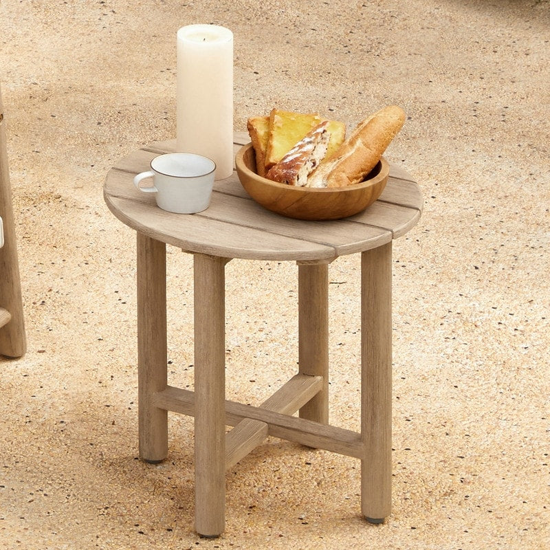 Sedia da esterno Lynn Outdoor in legno di acacia per patio