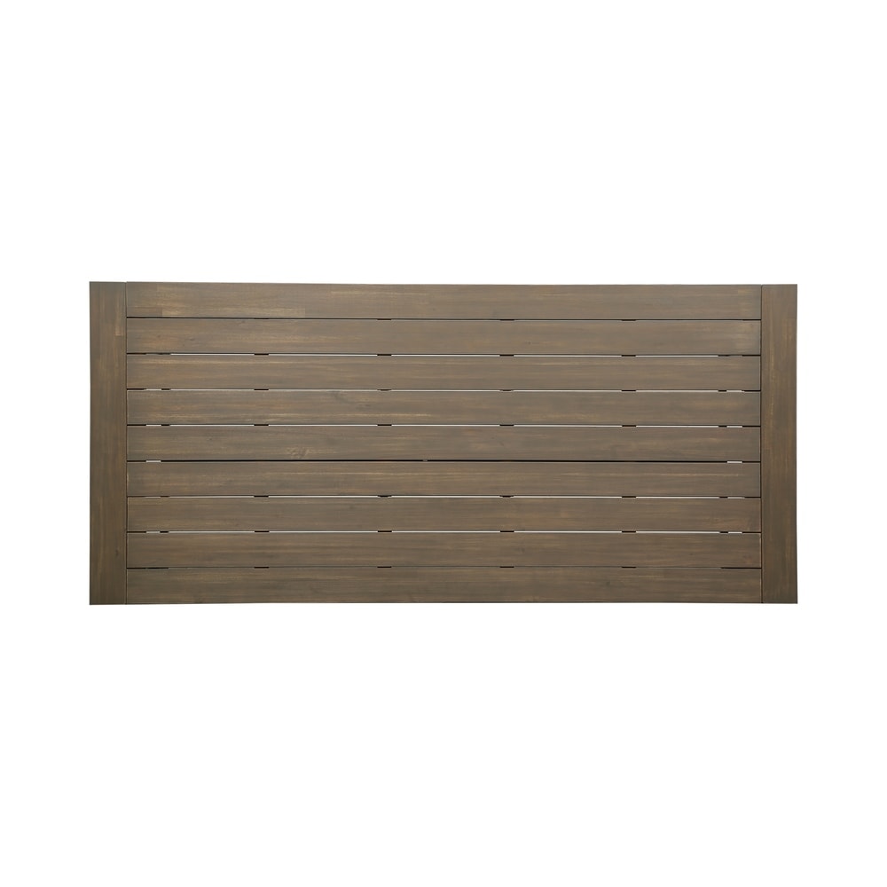 Set da pranzo rustico da 8 posti Lyons Outdoor di Christopher Knight Home