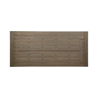 Set da pranzo rustico da 8 posti Lyons Outdoor di Christopher Knight Home