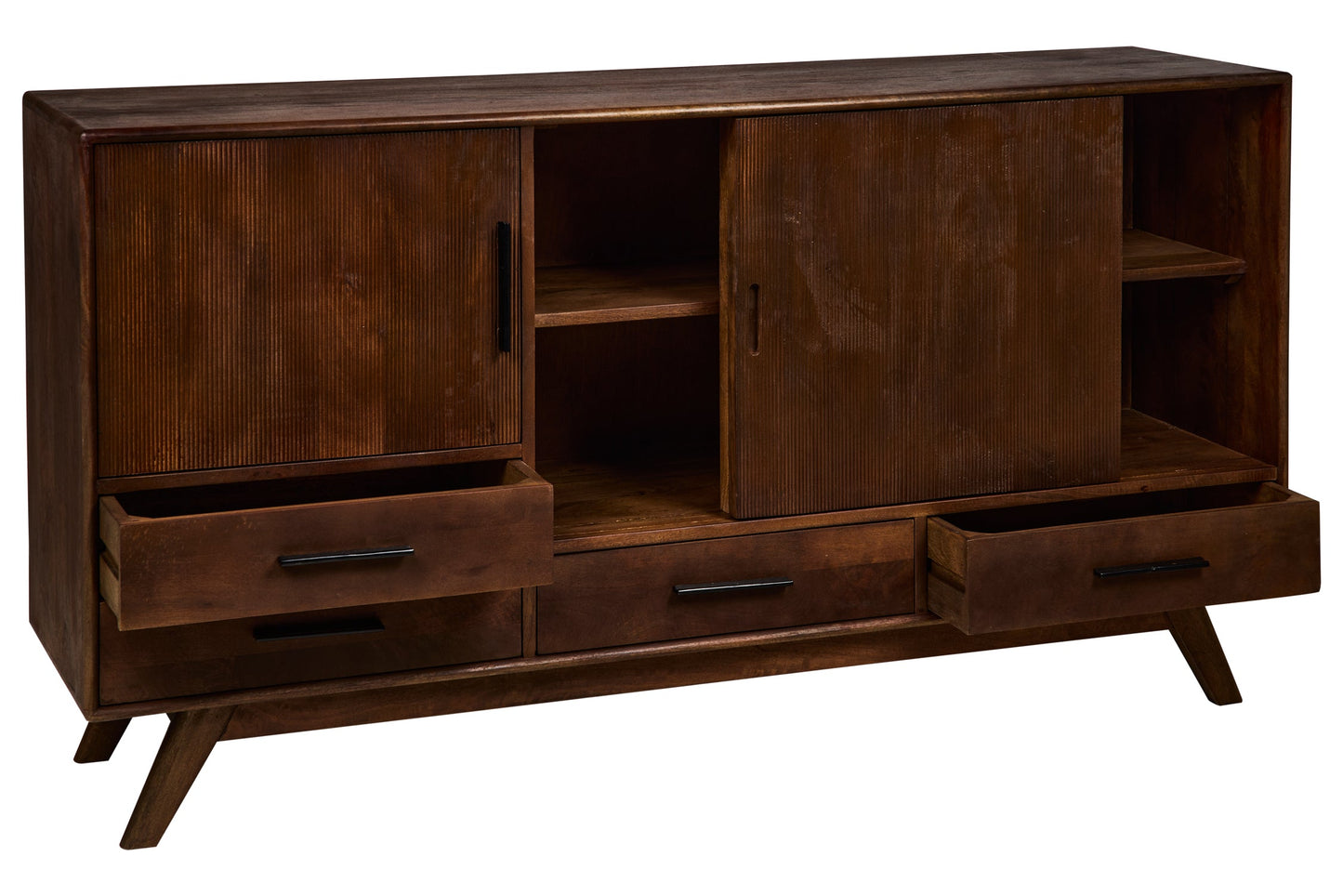 Siviglia - Credenza Bassa 3 Sportelli 4 Cassetti