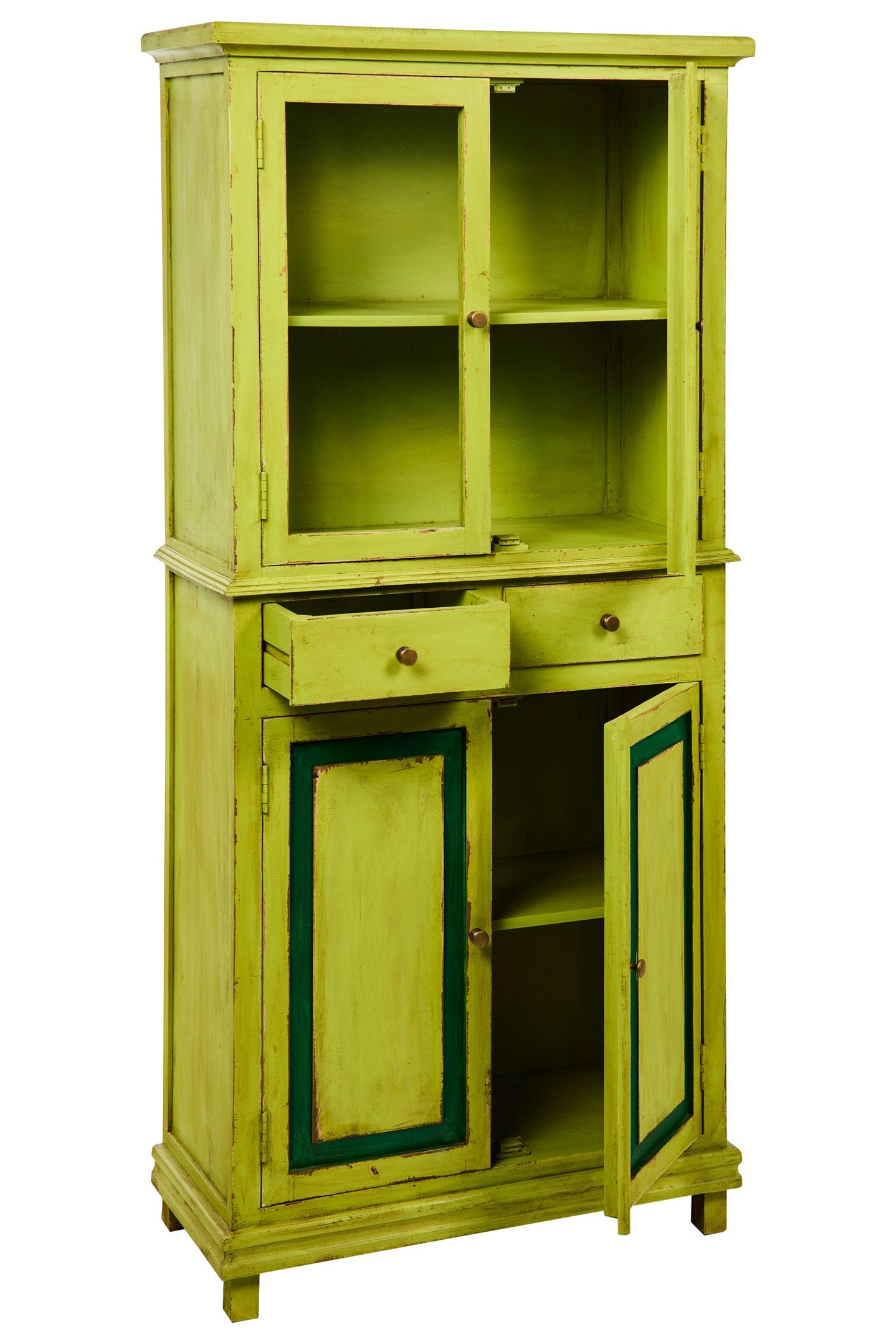 Greenfield - Vetrina 4 Sportelli 2 Cassetti