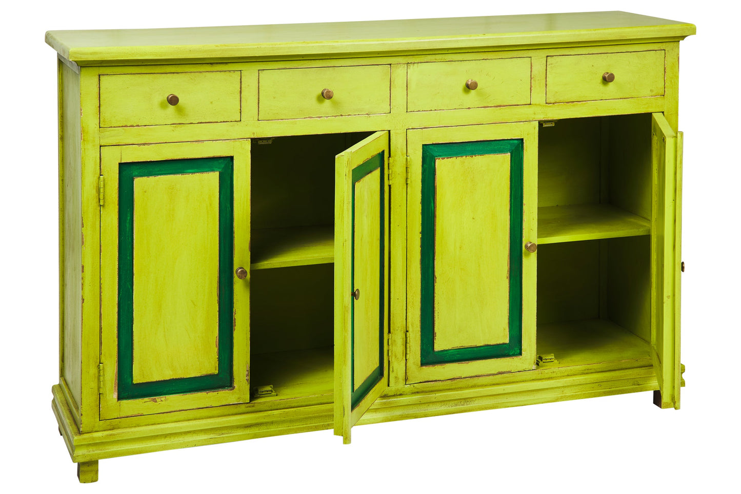 Greenfield - Credenza 4 Sportelli 4 Cassetti