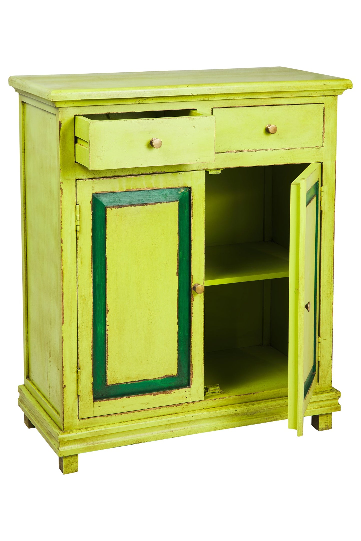 Greenfield - Mobiletto 2 Sportelli 2 Cassetti