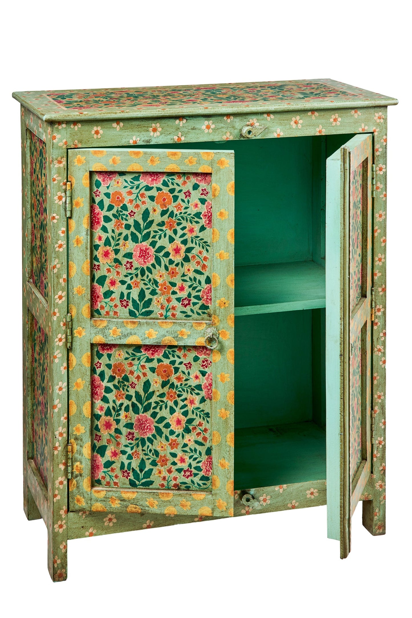 Frida - Fiori Cabinet dipinto a mano