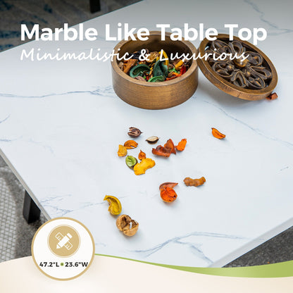 MAISON ARTS Set da conversazione per patio da 6/7 pezzi, set di divani con 2/4 sedie singole, 1 divano a 3 posti e tavolino/pouf