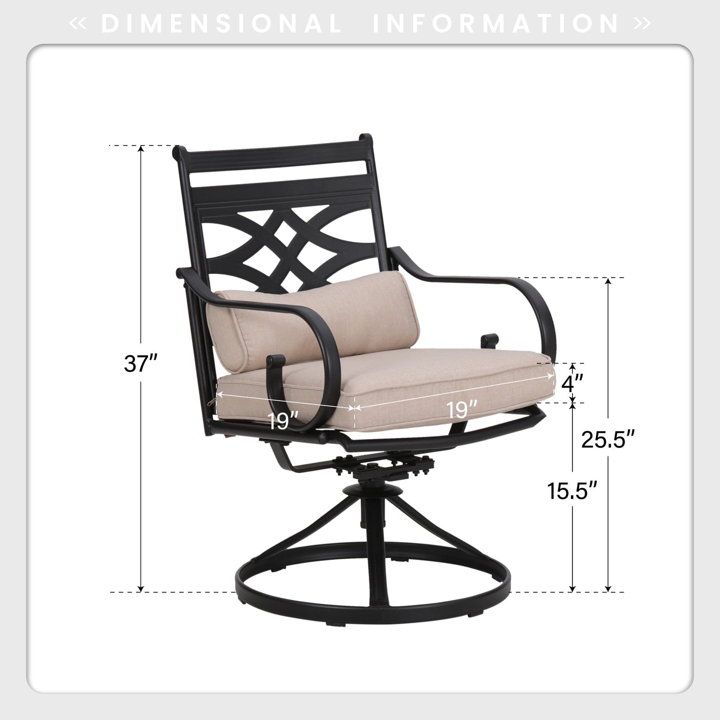 MAISON ARTS Set da pranzo per esterni da 9 pezzi per tavolo da pranzo quadrato in metallo da 8,60 e sedie da pranzo in acciaio con cuscino