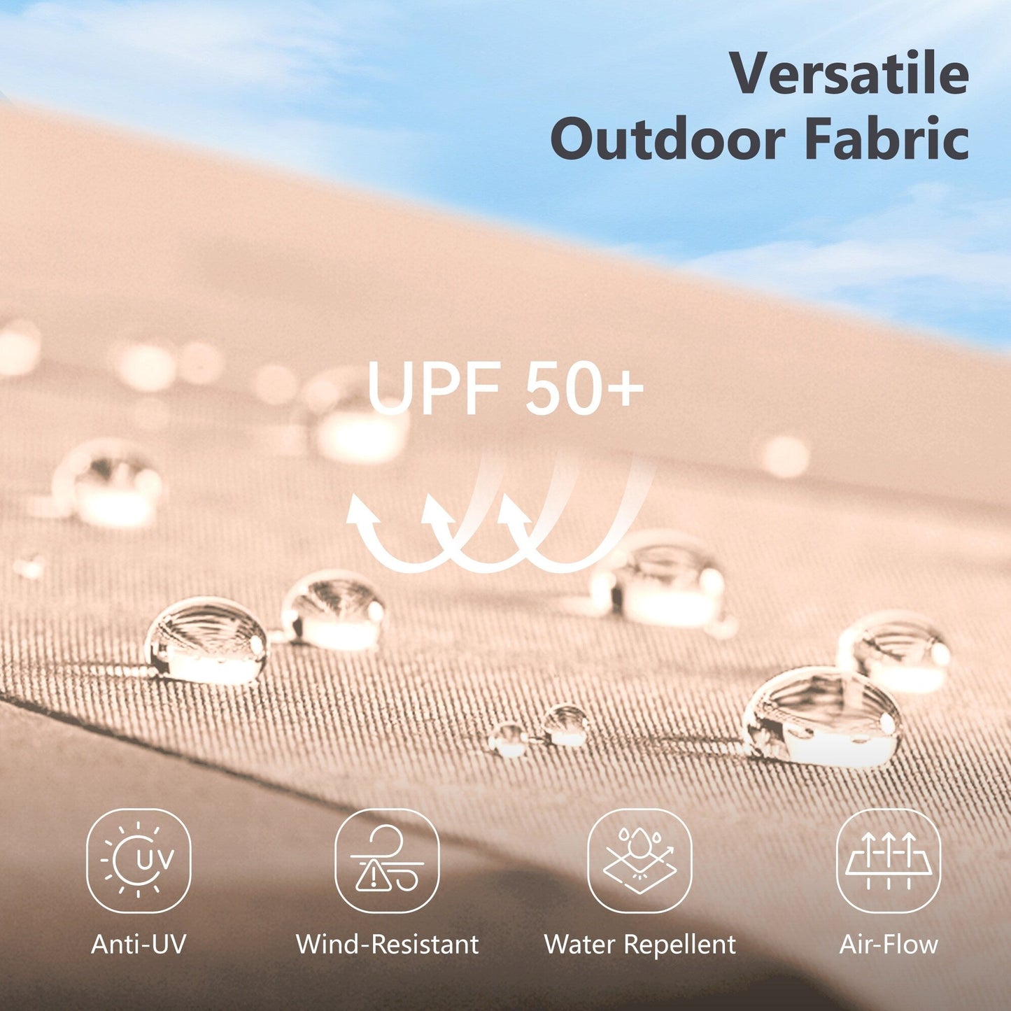 MAISON ARTS Set da pranzo in metallo con rivestimento E-Coating, set da pranzo per esterni e patio (set da 5)