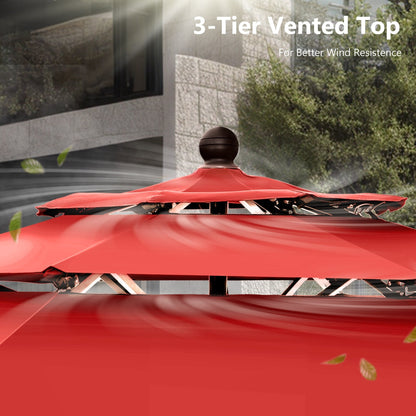 MAISON ARTS Set da pranzo in metallo con rivestimento E-Coating, set da pranzo per esterni e patio (set da 5)