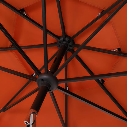 MAISON ARTS Set da pranzo in metallo con rivestimento E-Coating, set da pranzo per esterni e patio (set da 5)