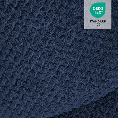 Poltrona reclinabile elettrica MCombo con doppio motore, grande, con massaggio e calore per anziani alti, tessuto 7896