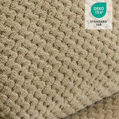 Poltrona reclinabile elettrica MCombo con doppio motore, grande, con massaggio e calore per anziani alti, tessuto 7896