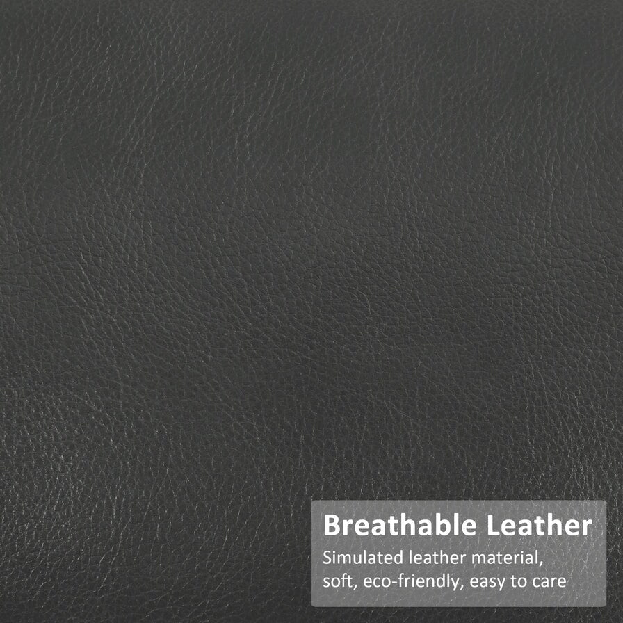 Poltrona reclinabile elettrica MCombo con riscaldamento e massaggio, in pelle PR621