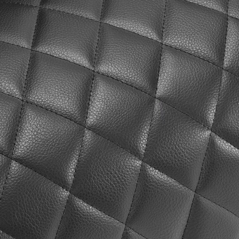 Divano a due posti reclinabile elettricamente MCombo con poggiatesta regolabili, seduta per home theater con braccioli portaoggetti, similpelle HTS470