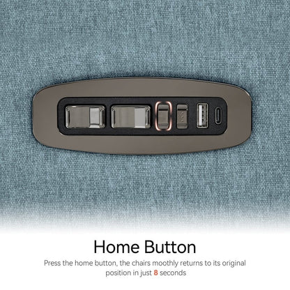 Poltrona reclinabile girevole elettrica MCombo per bambini, tessuto PR601