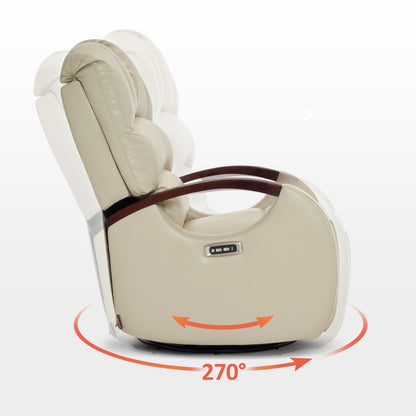 Poltrona reclinabile MCombo Power Swivel Glider con poggiatesta regolabile per cameretta dei bambini, in similpelle PR616