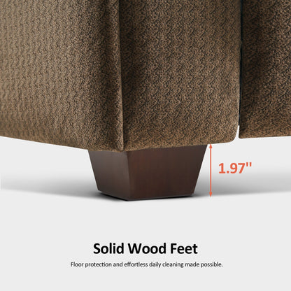 Poltrona reclinabile MCombo Power Zero Gravity con poggiatesta regolabile per soggiorno, tessuto ZG334