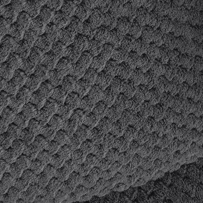 Poltrona reclinabile elettrica MCombo a doppio motore con massaggio e calore, posizione infinita, tessuto R7894 (piccola-larga)