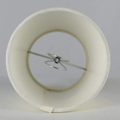 Paralumi per lampadari con clip in lino MERIVILLE, 4 pollici x 5 pollici x 5 pollici