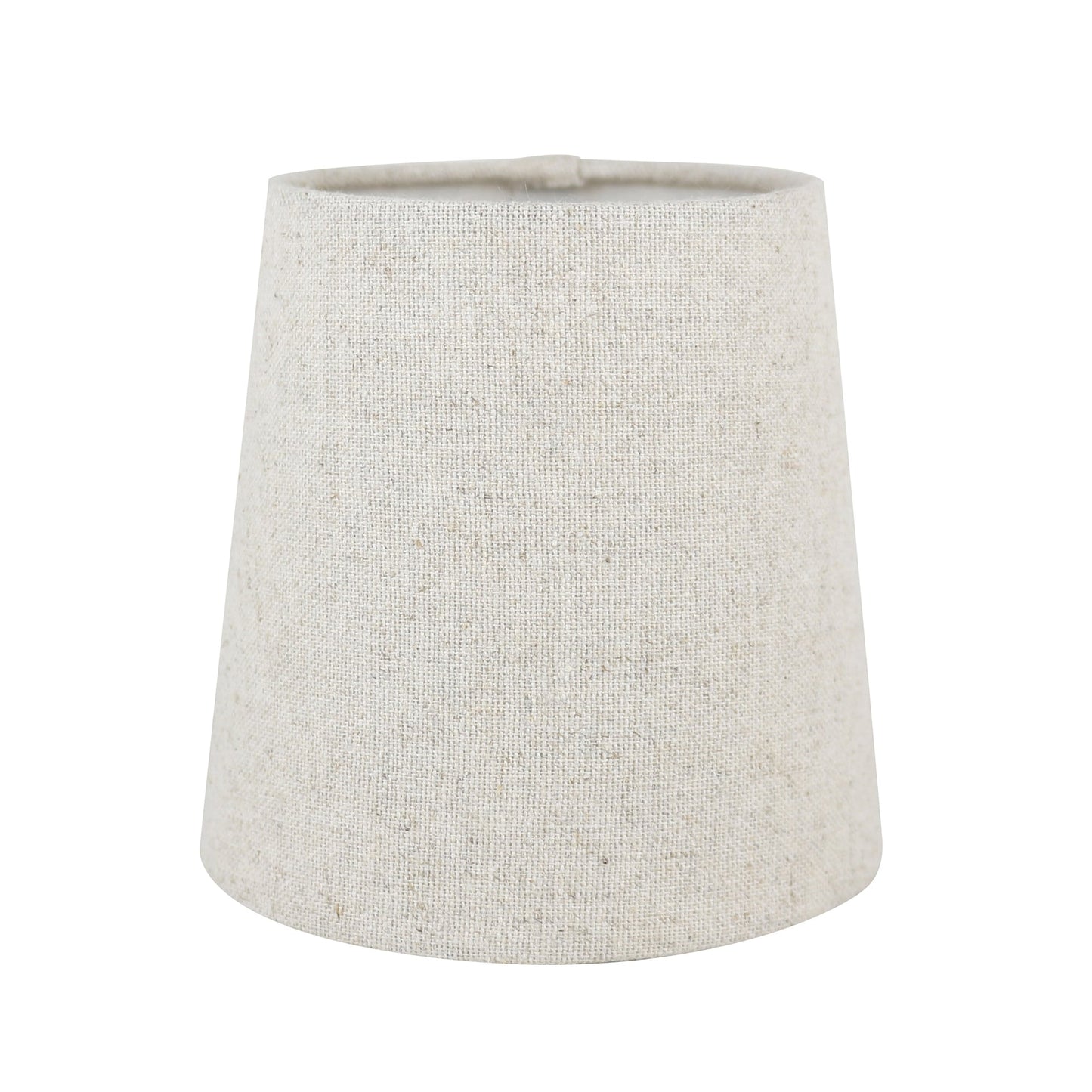 Paralumi per lampadari con clip in lino MERIVILLE, 4 pollici x 5 pollici x 5 pollici