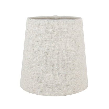 Paralumi per lampadari con clip in lino MERIVILLE, 4 pollici x 5 pollici x 5 pollici