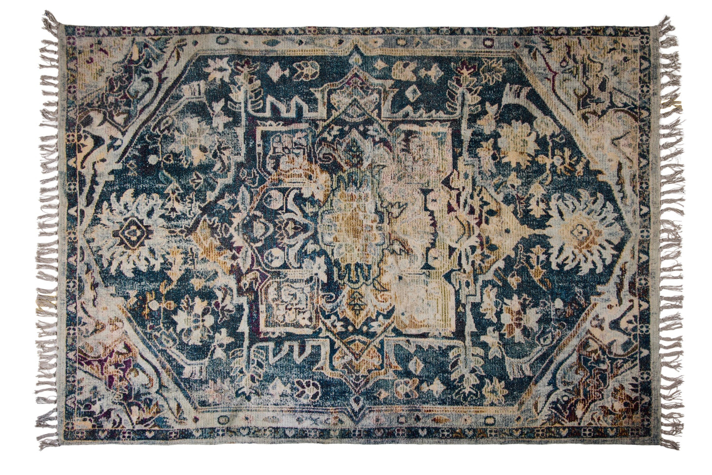 Nabeul - Tappeto 140X200 Tonalita Blu Grigio