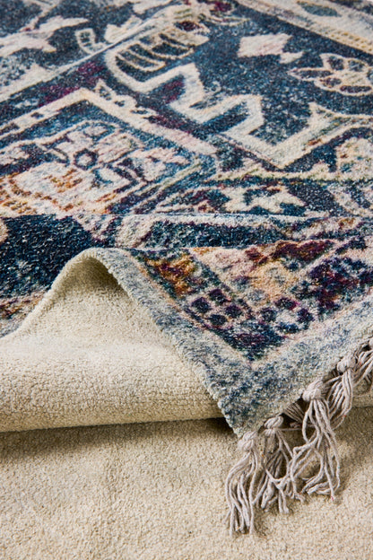 Nabeul - Tappeto 140X200 Tonalita Blu Grigio