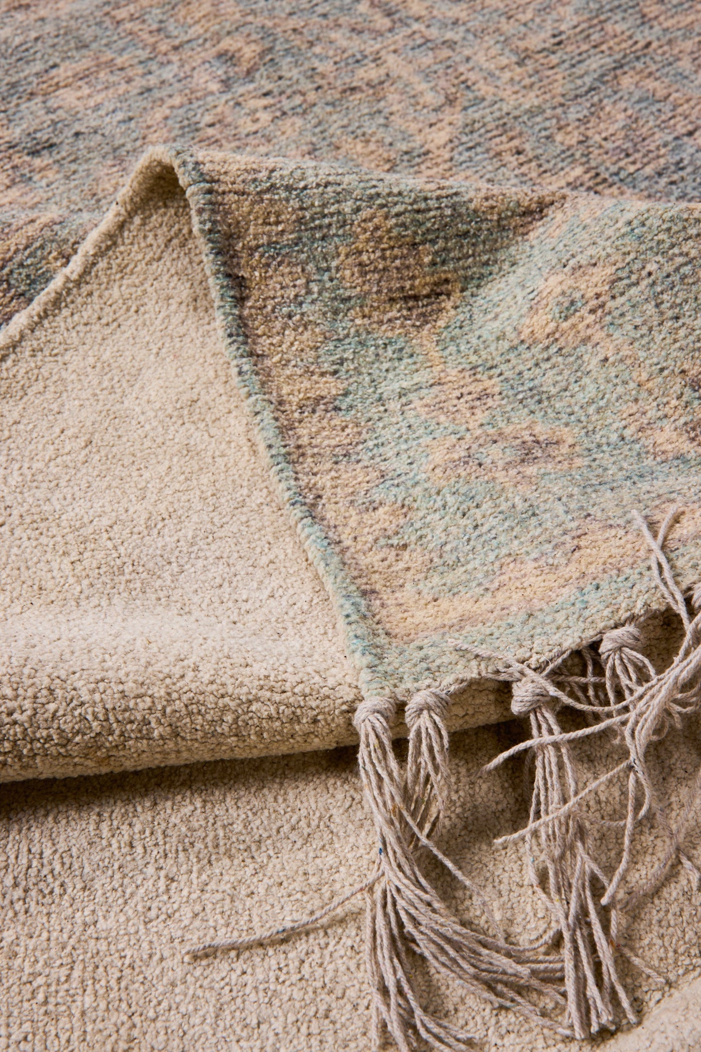 Kesra - Tappeto 160X240 Tonalita Azzurra E Beige